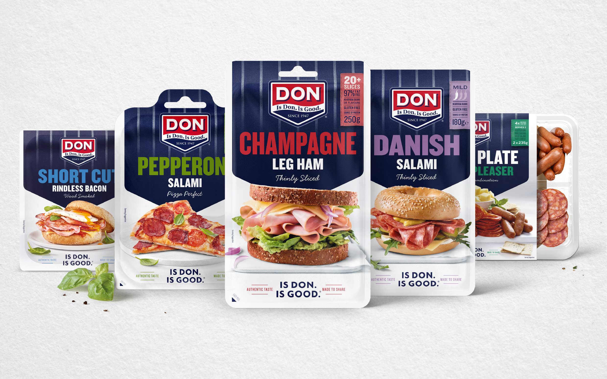 DON Crafted hero packaging arrangement